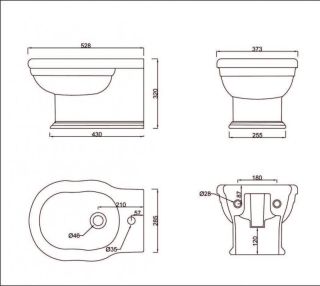 Биде подвесное BelBagno Boheme BB115BH